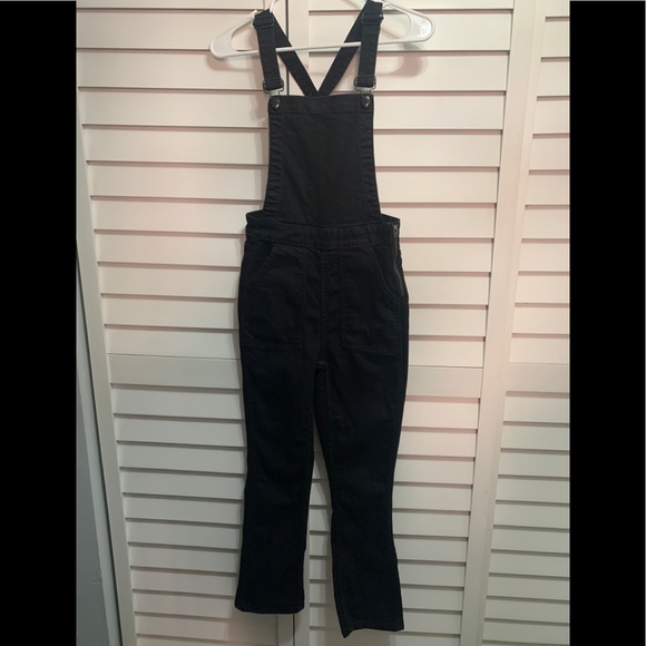 Madewell Cali Denim-Boot Black Overalls - Picture 8 of 10